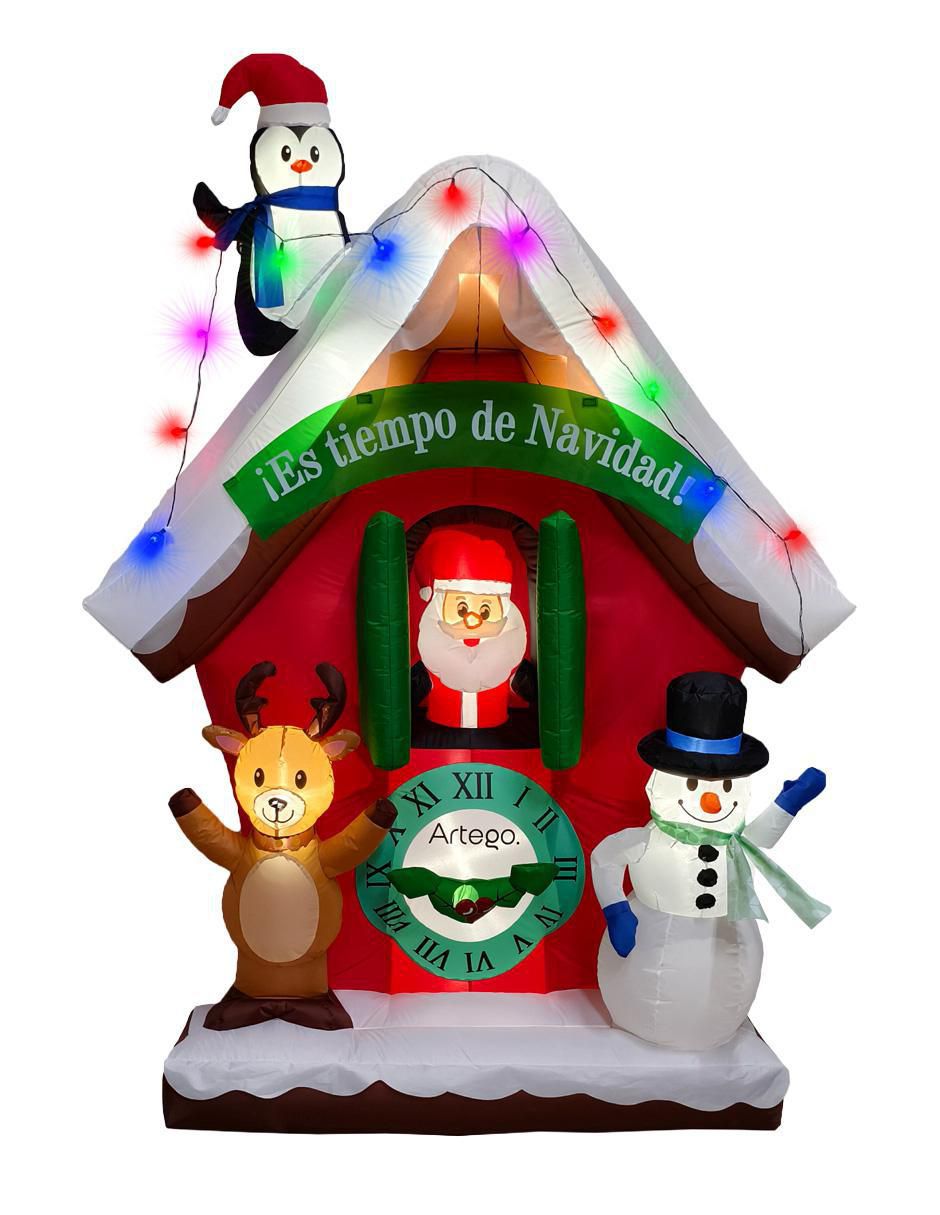Inflable decorativo forma de Santa Claus Inflable decorativo forma de Santa Claus