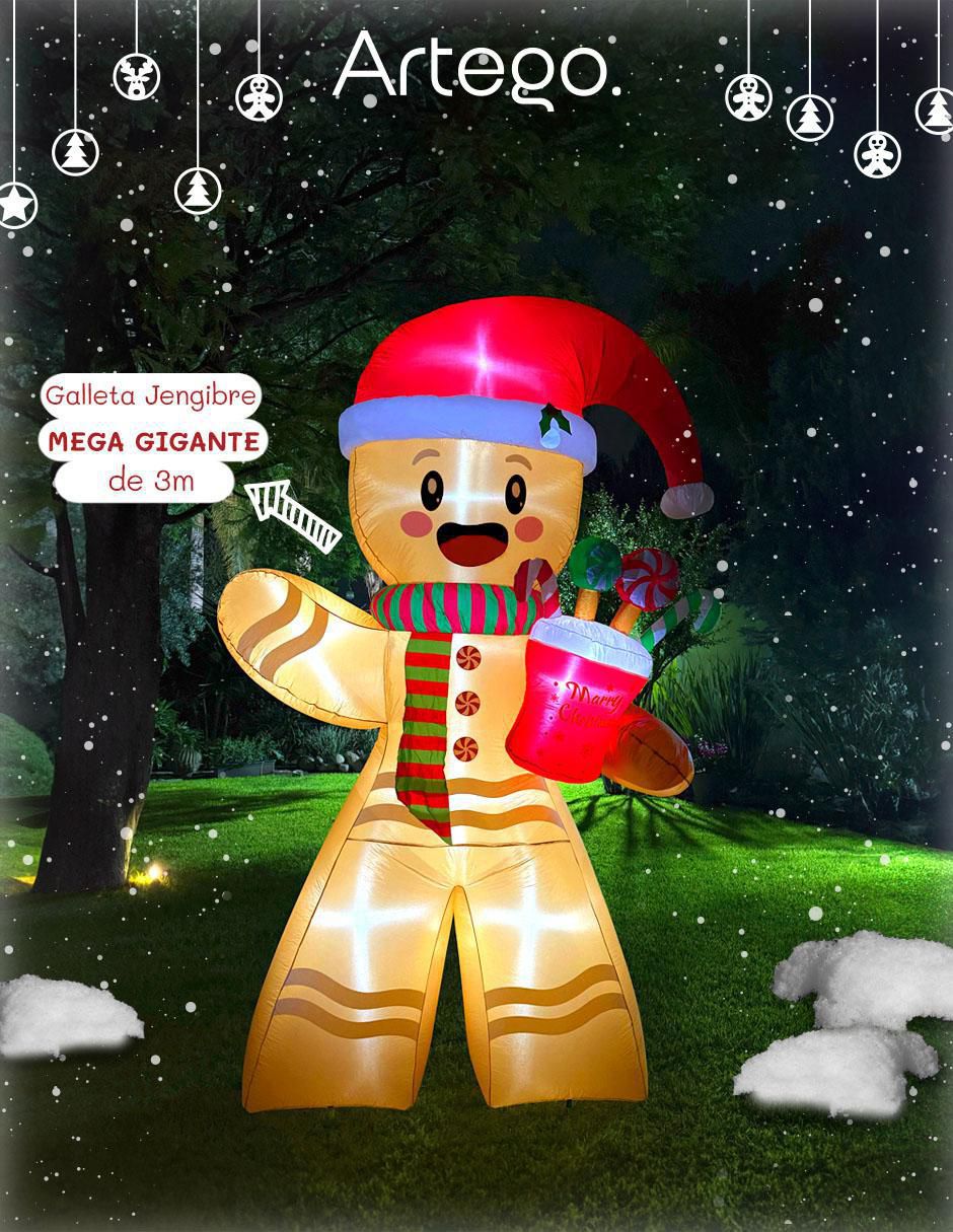 Inflable decorativo forma de galleta 3
