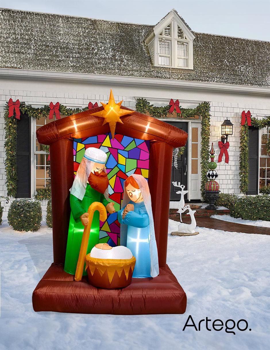 Inflable decorativo forma de nacimiento 5