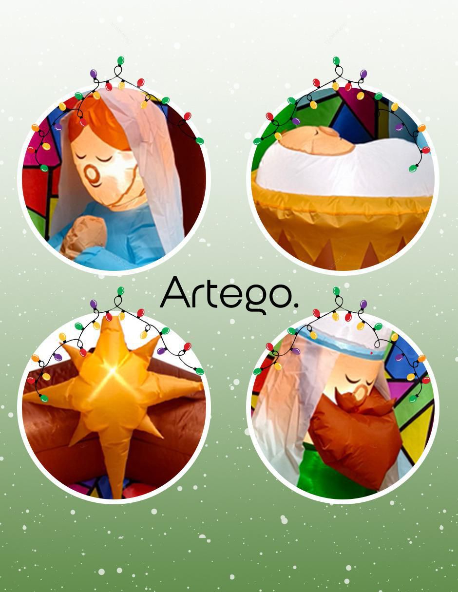 Inflable decorativo forma de nacimiento 6