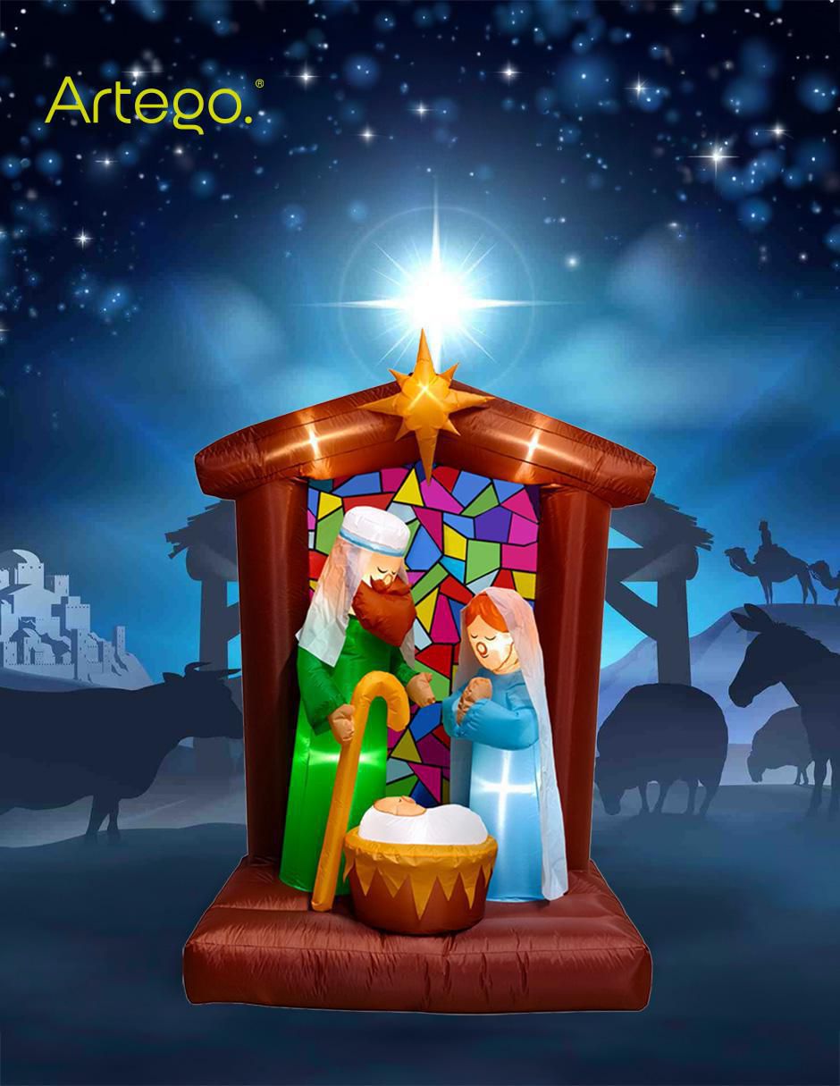 Inflable decorativo forma de nacimiento 8