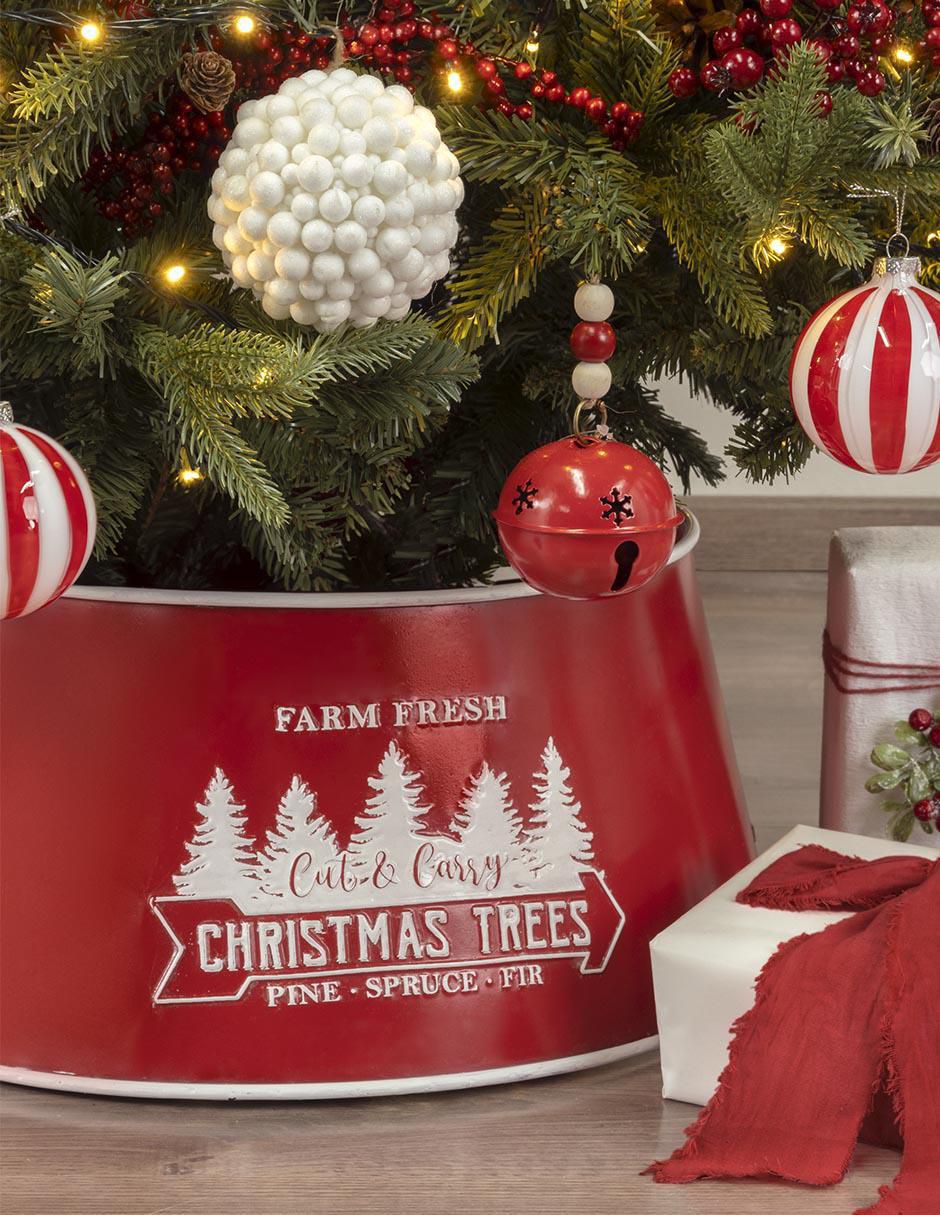 Pie de árbol Farm Fresh estampado árboles 6
