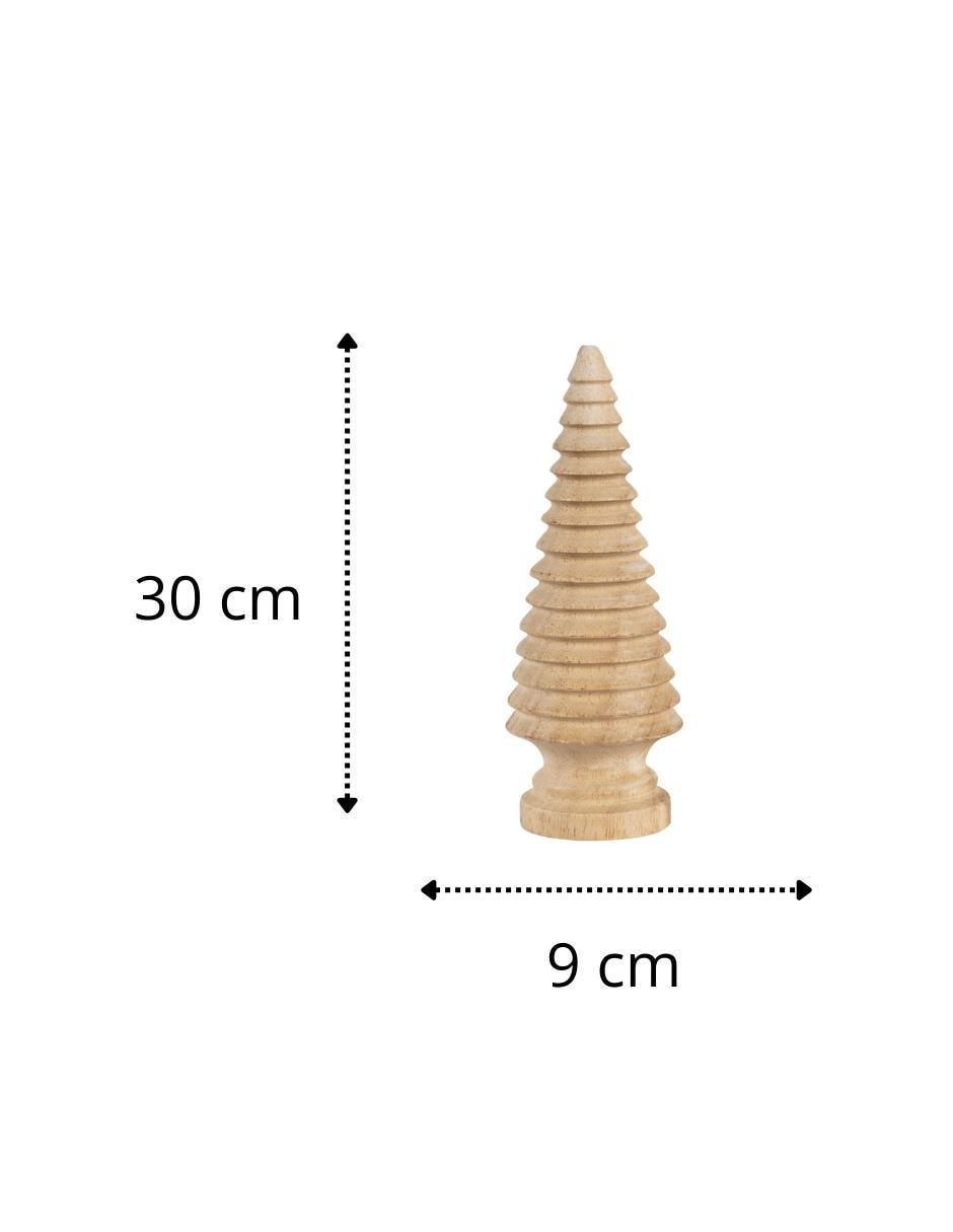 Figura decorativa de pino Navidad Pino Deco Nordico de madera 2