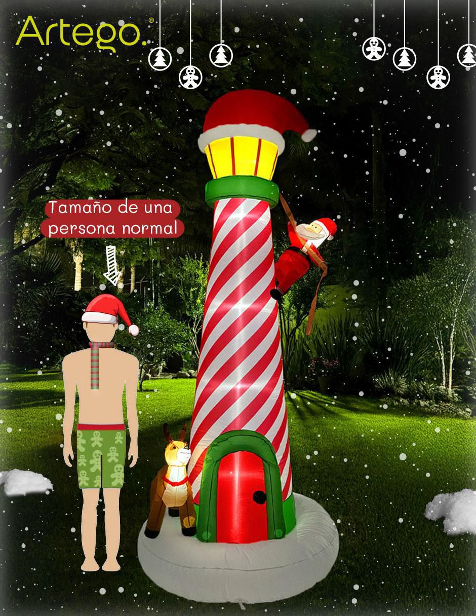Inflable decorativo forma de faro 4