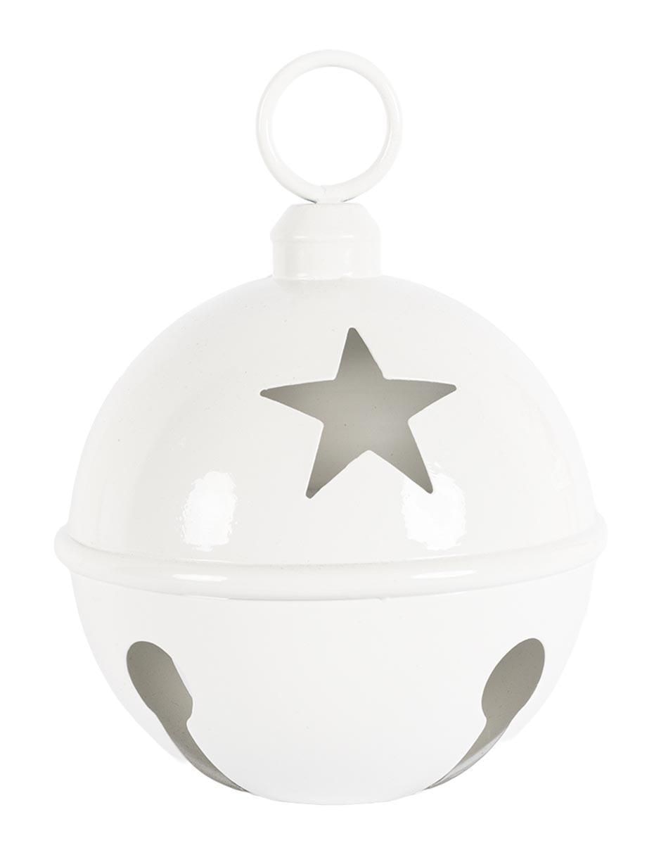 Figura decorativa de cascabel Navidad de metal 3