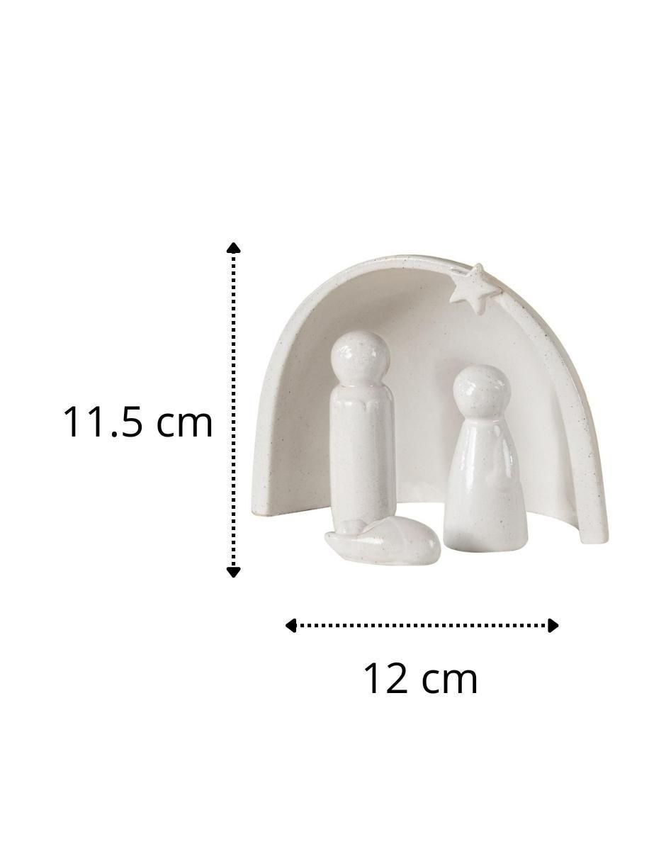 Figura decorativa de nacimiento Navidad de cerámica 2