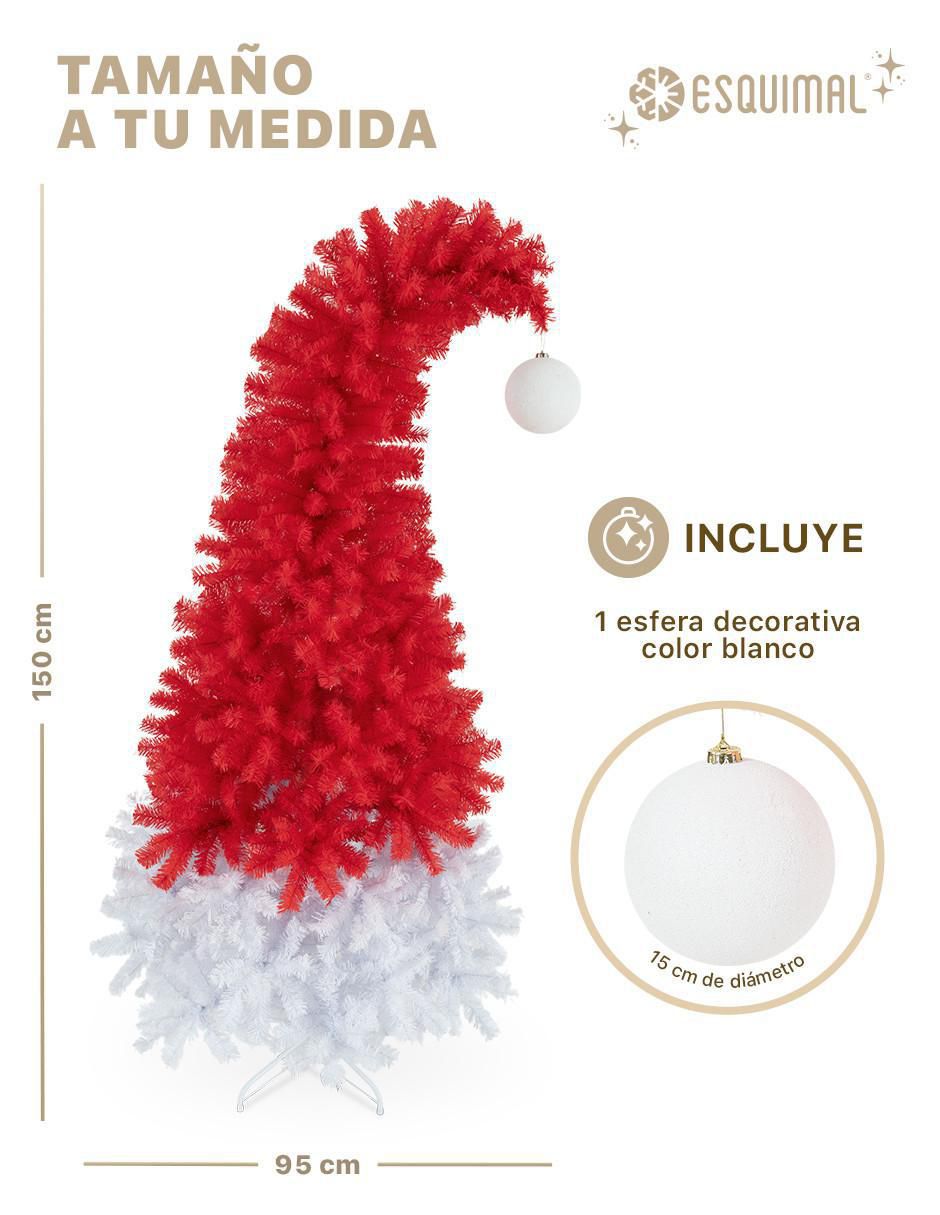Árbol de navidad Gorro de Santa más Esfera 6