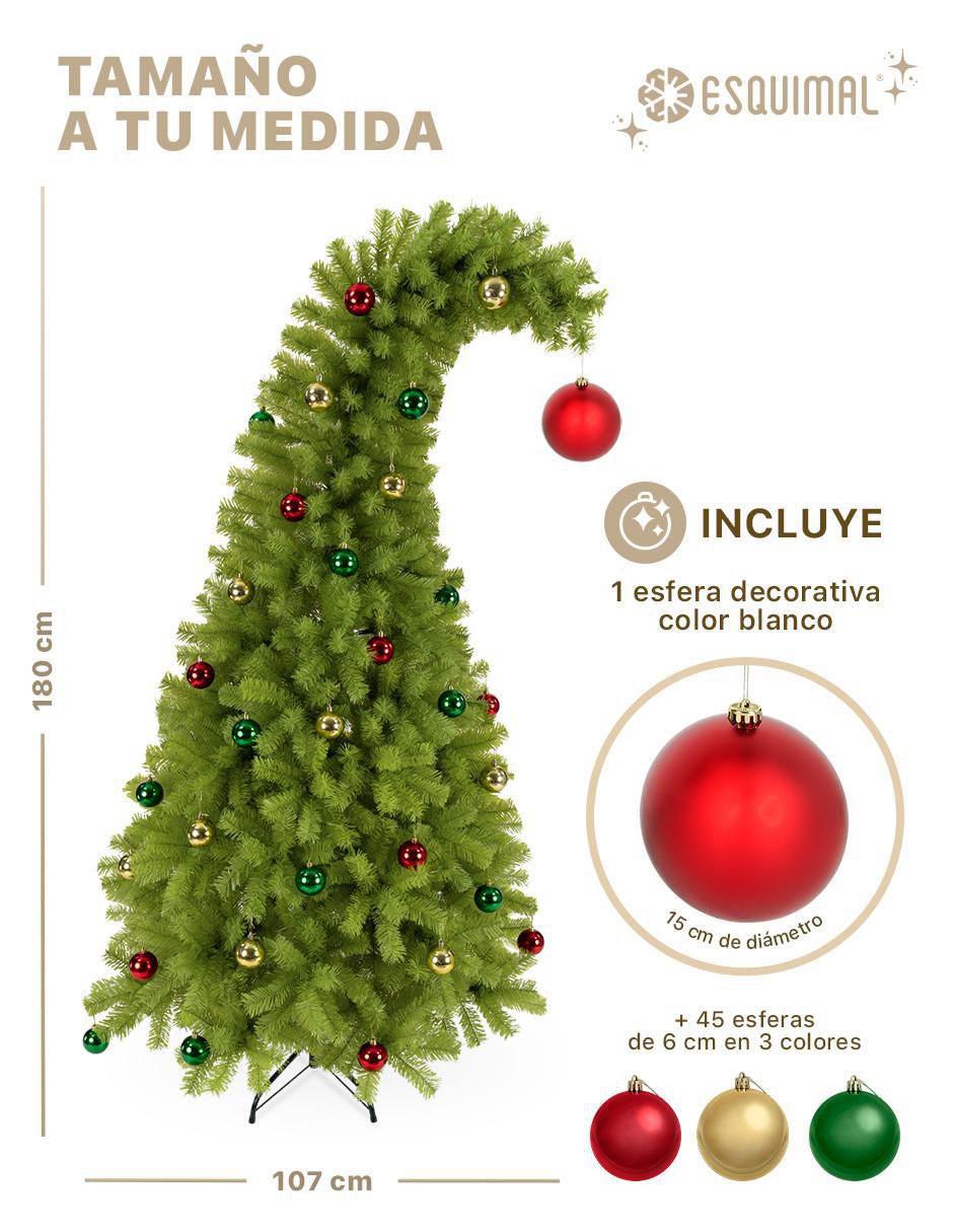 Árbol de navidad Gorro de Santa más Kit de esferas 6