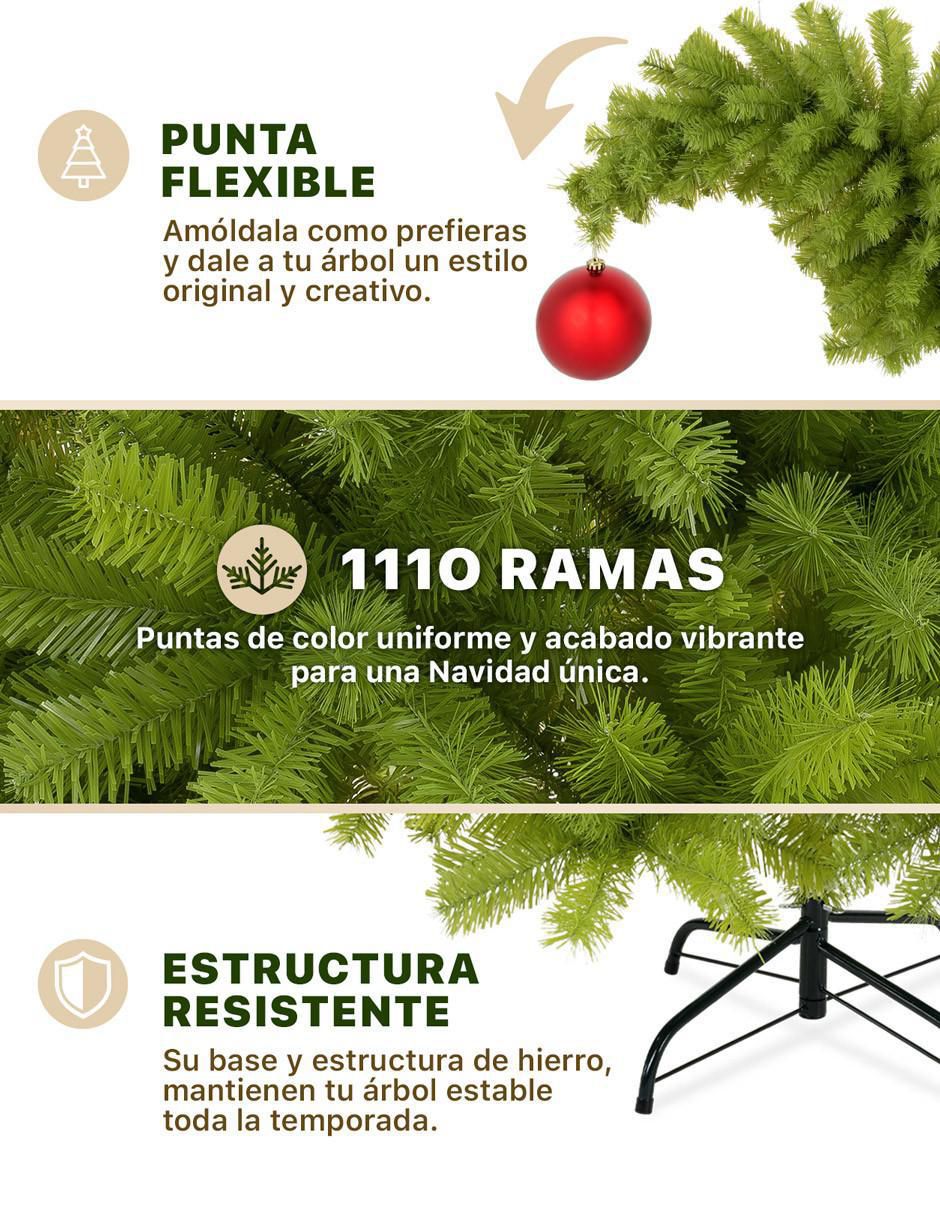 Árbol de navidad Gorro de Santa más Kit de esferas 3