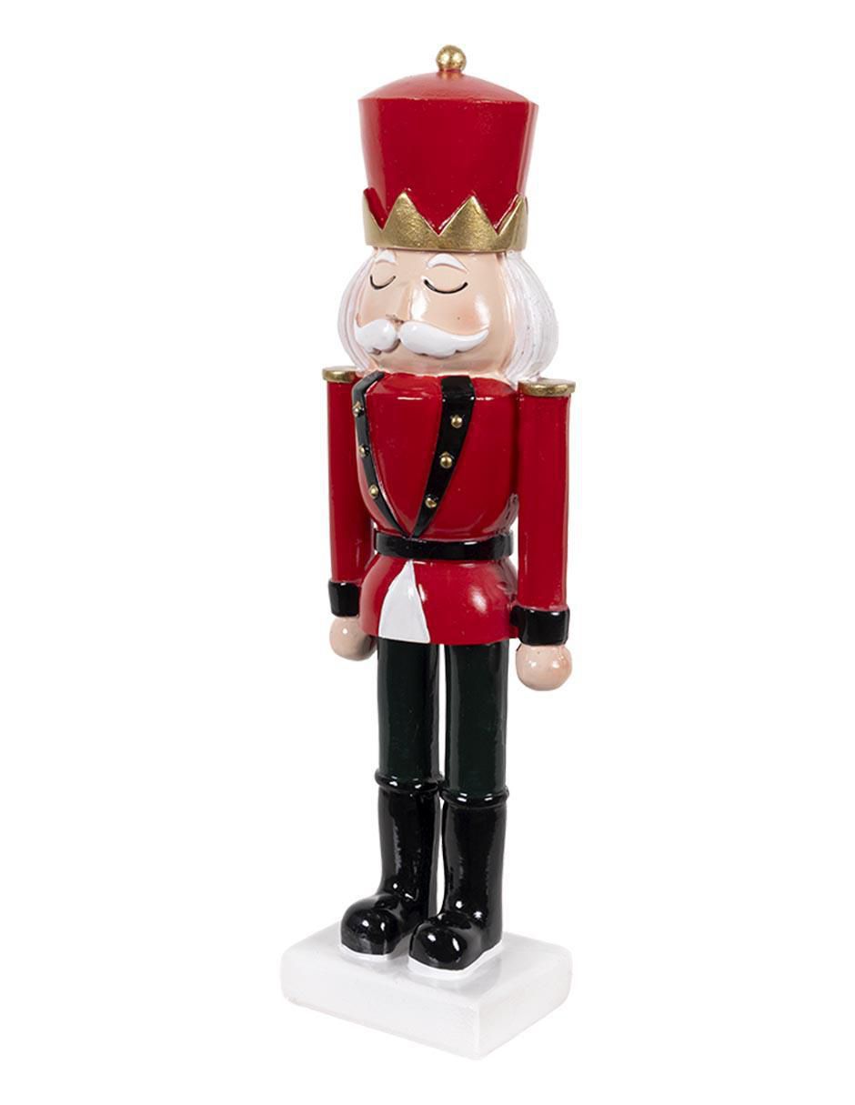 Figura decorativa de soldado Navidad de resina 1