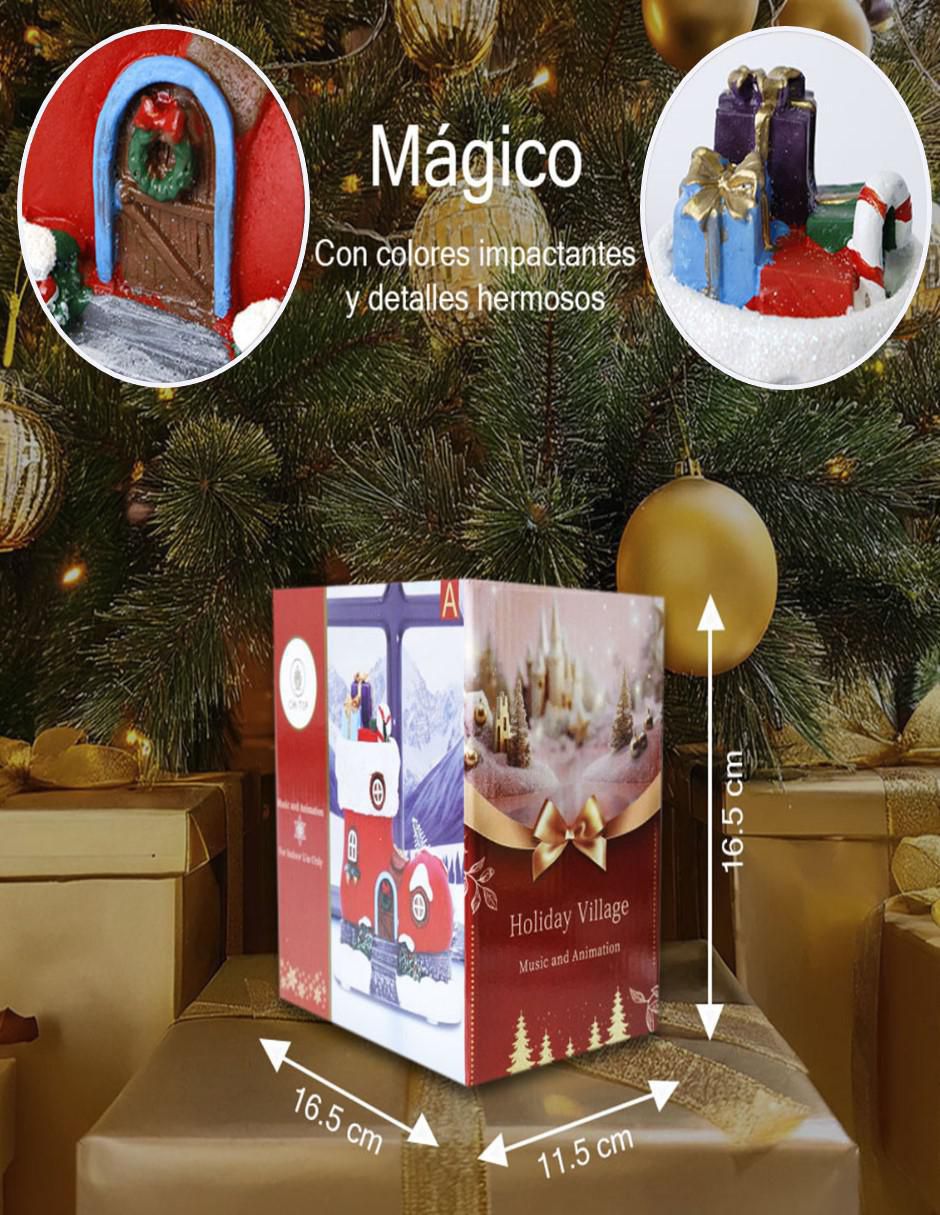 Figura decorativa de bota Navidad de resina 4