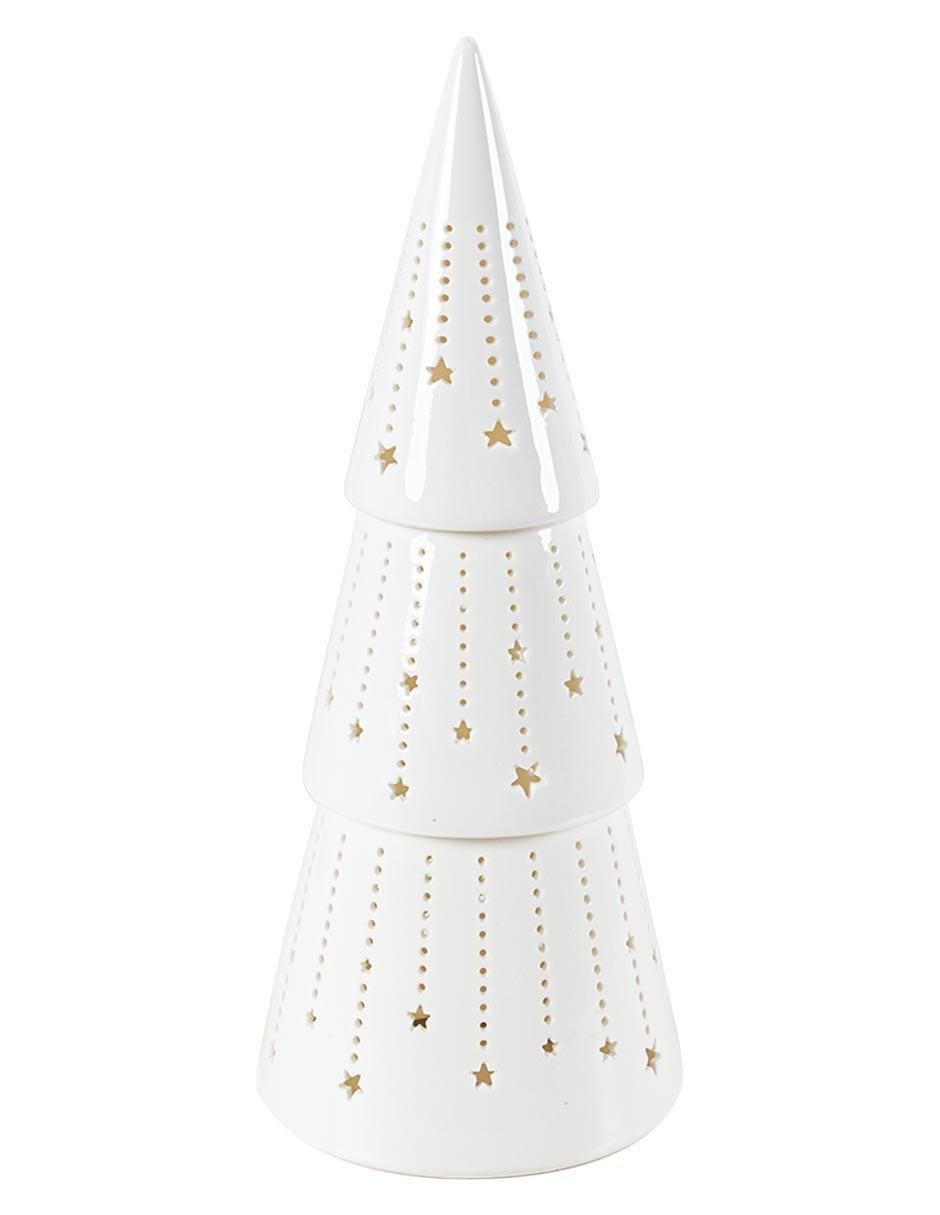Figura decorativa de árbol de porcelana