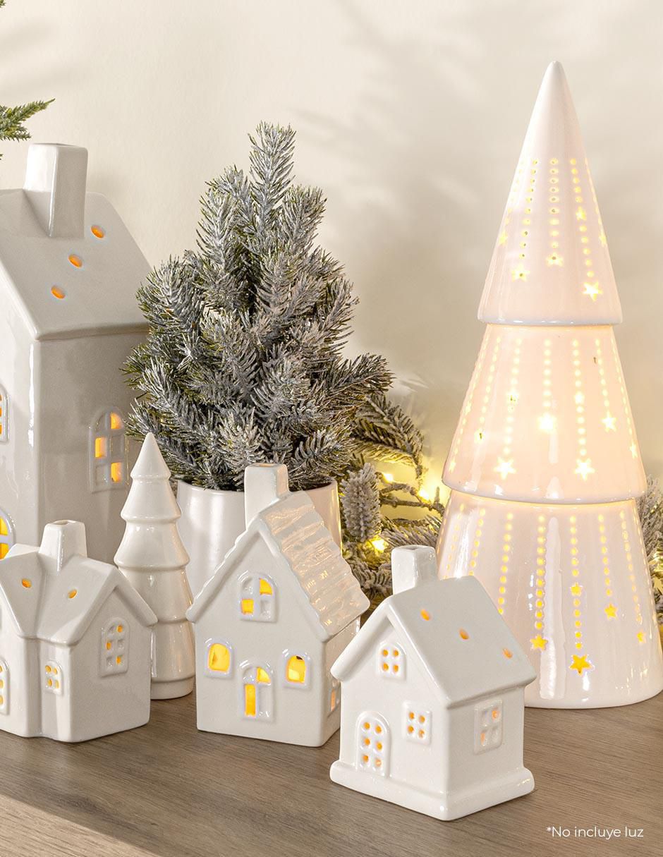 Figura decorativa de árbol de porcelana 4