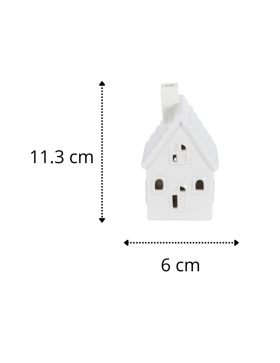 Figura decorativa de casa de cerámica 2