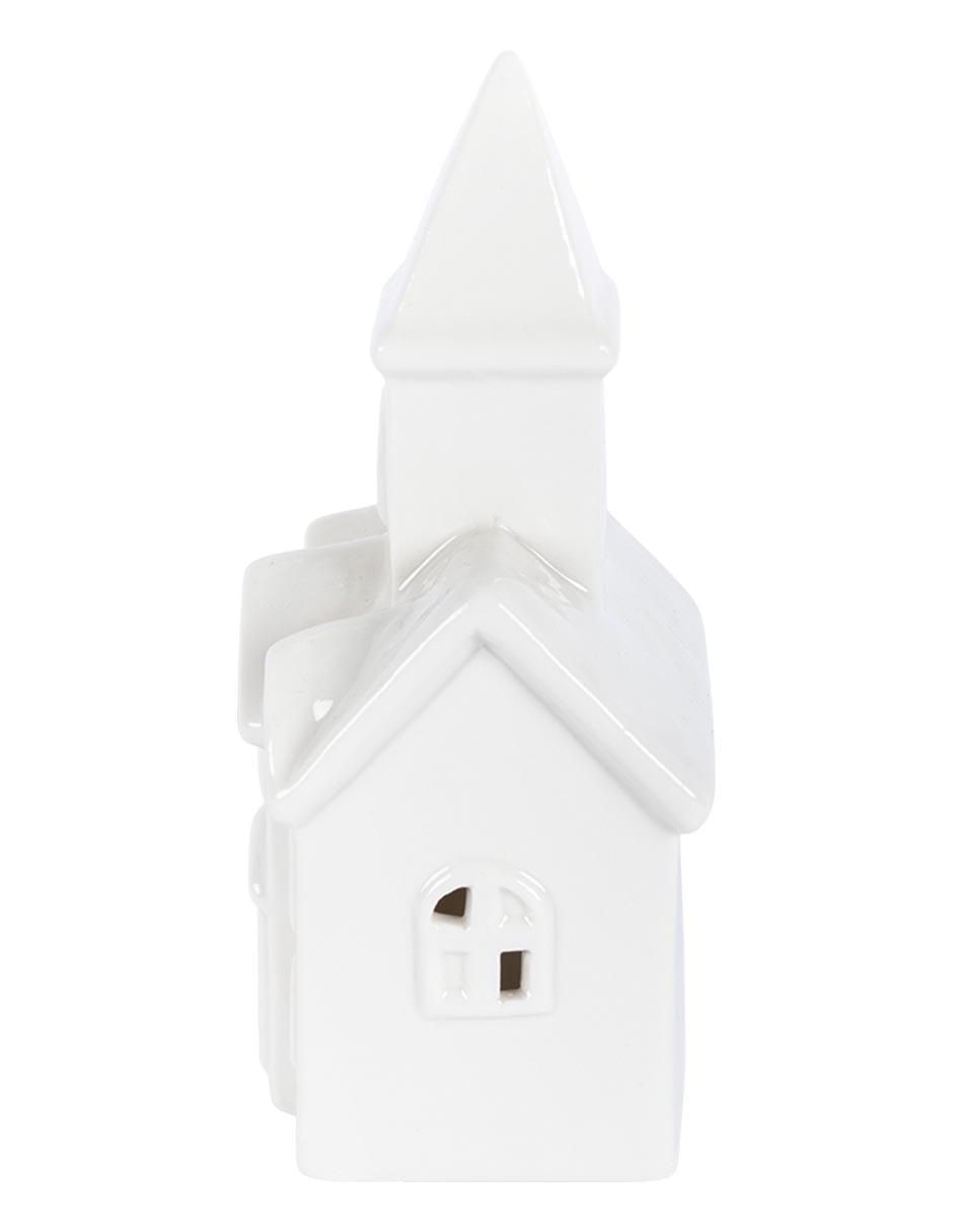Set de figura decorativa de casa Navidad de cerámica 5