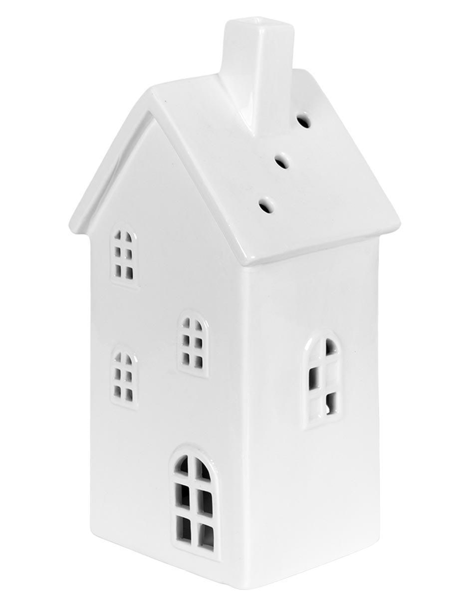 Set de figura decorativa de casa Navidad de cerámica 4