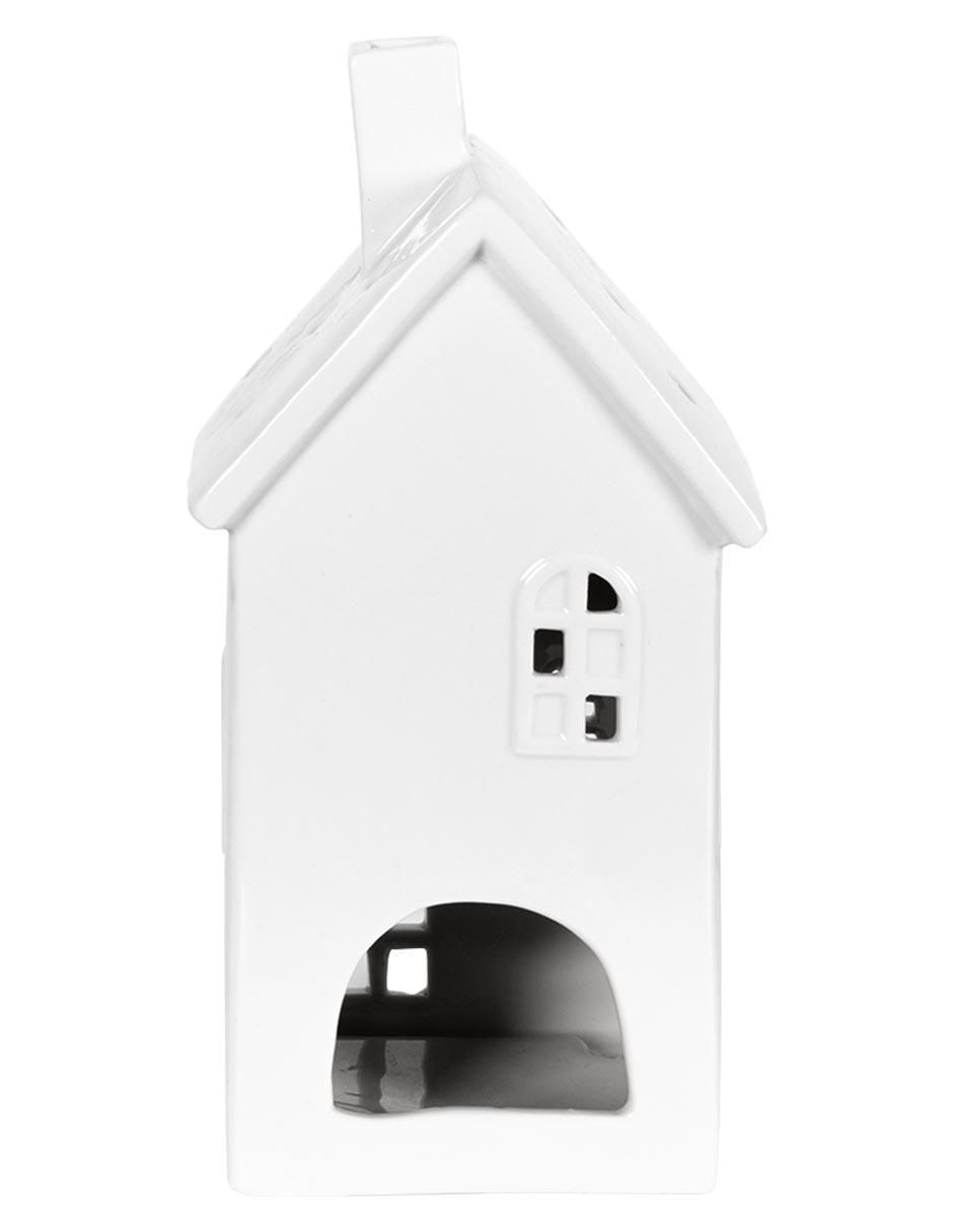 Set de figura decorativa de casa Navidad de cerámica 6