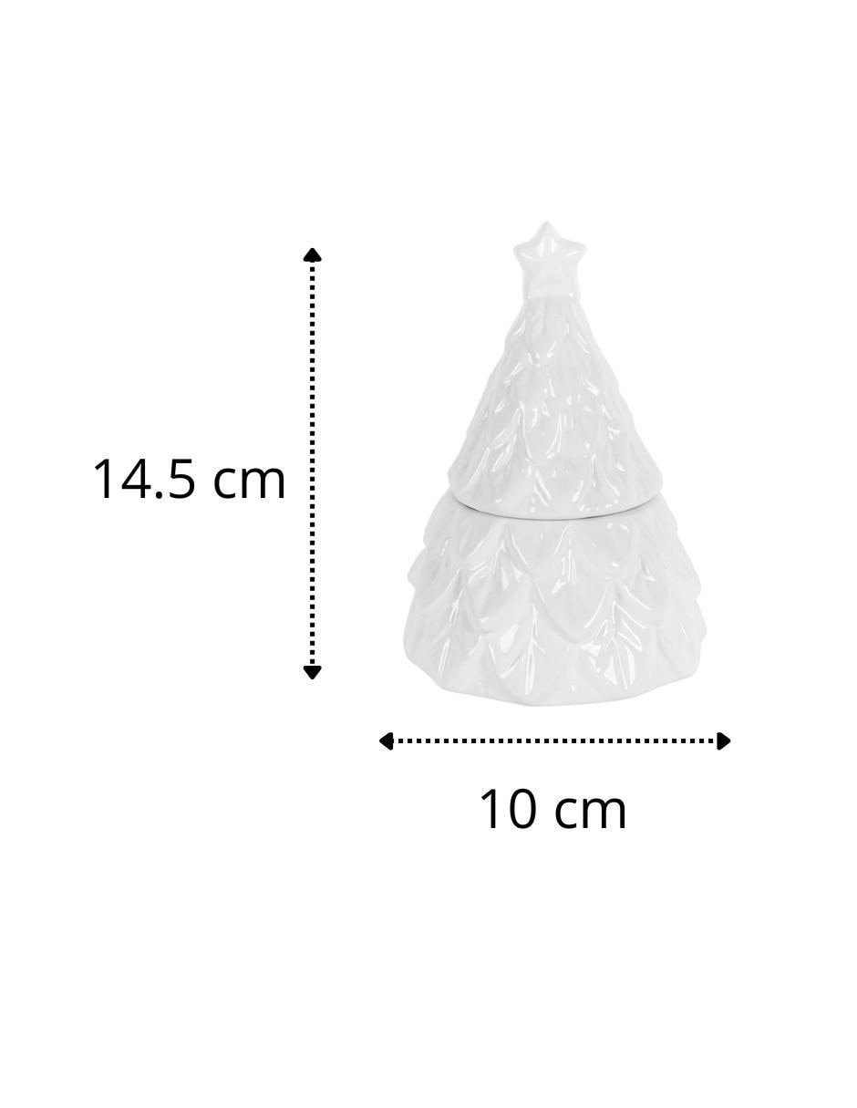 Set de figura decorativa de árbol navidad Navidad de cerámica 5
