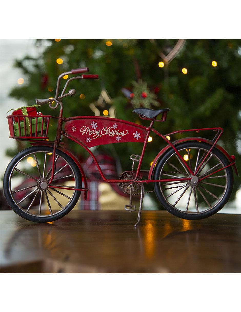 Figura decorativa de bicicleta de metal 2