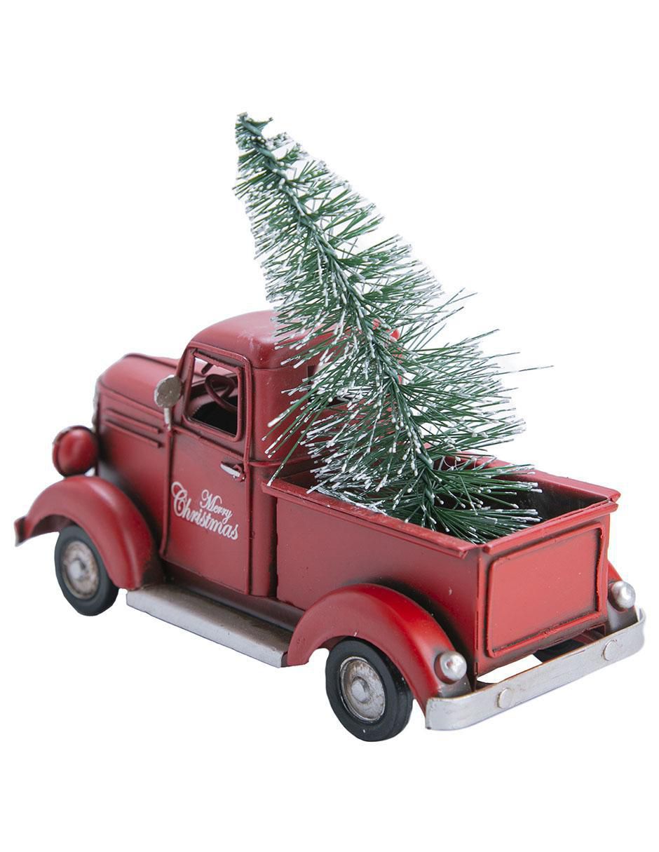 Figura decorativa de camioneta de metal 4