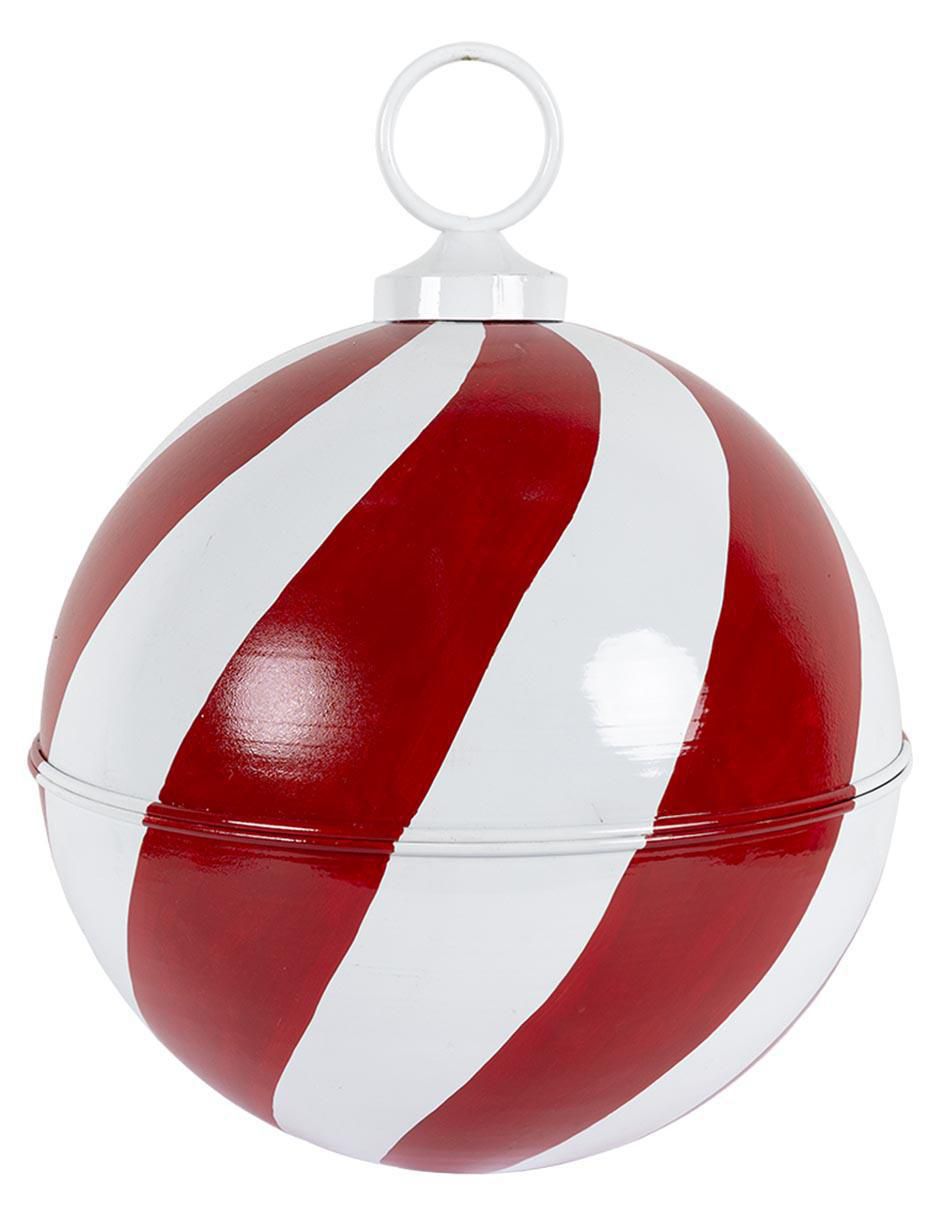 Figura decorativa de esfera Navidad de metal 3