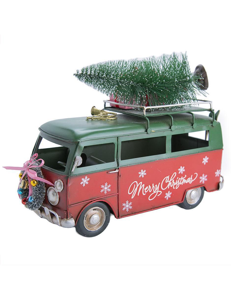 Figura decorativa de combi Navidad de metal Figura decorativa de combi Navidad de metal