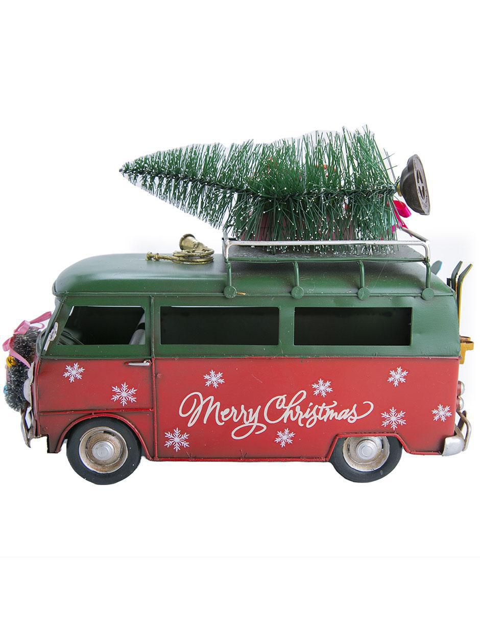 Figura decorativa de combi Navidad de metal 3