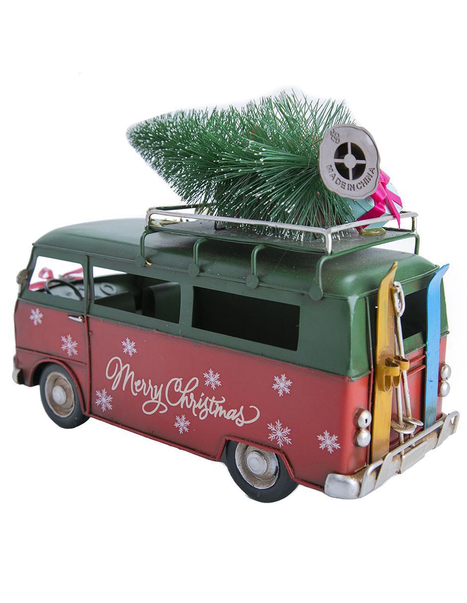 Figura decorativa de combi Navidad de metal 4