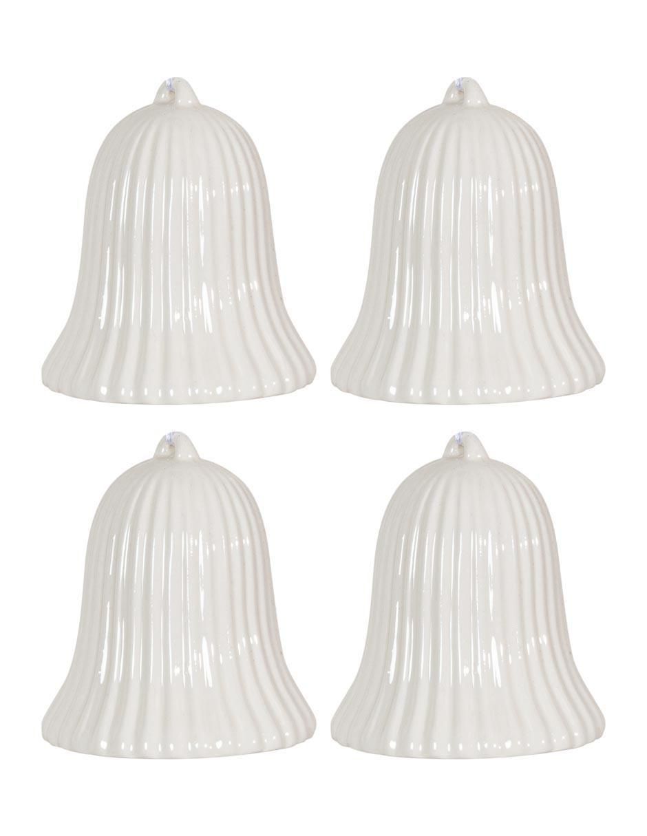 Set de esfera navideña Colgante Decorativo de Campana con 4 piezas