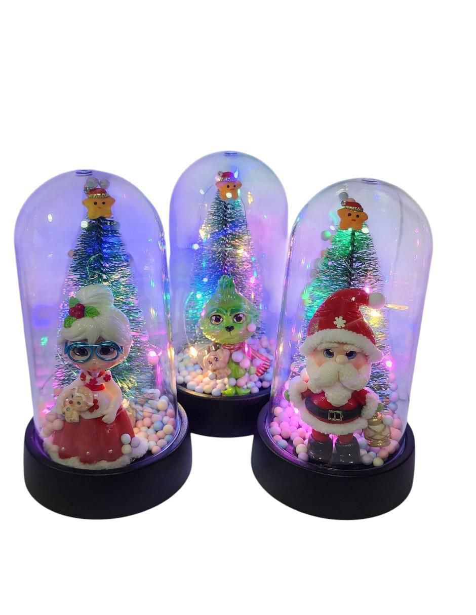 Set de figura decorativa de diferentes diseños Navidad SANTA CLAUS 2
