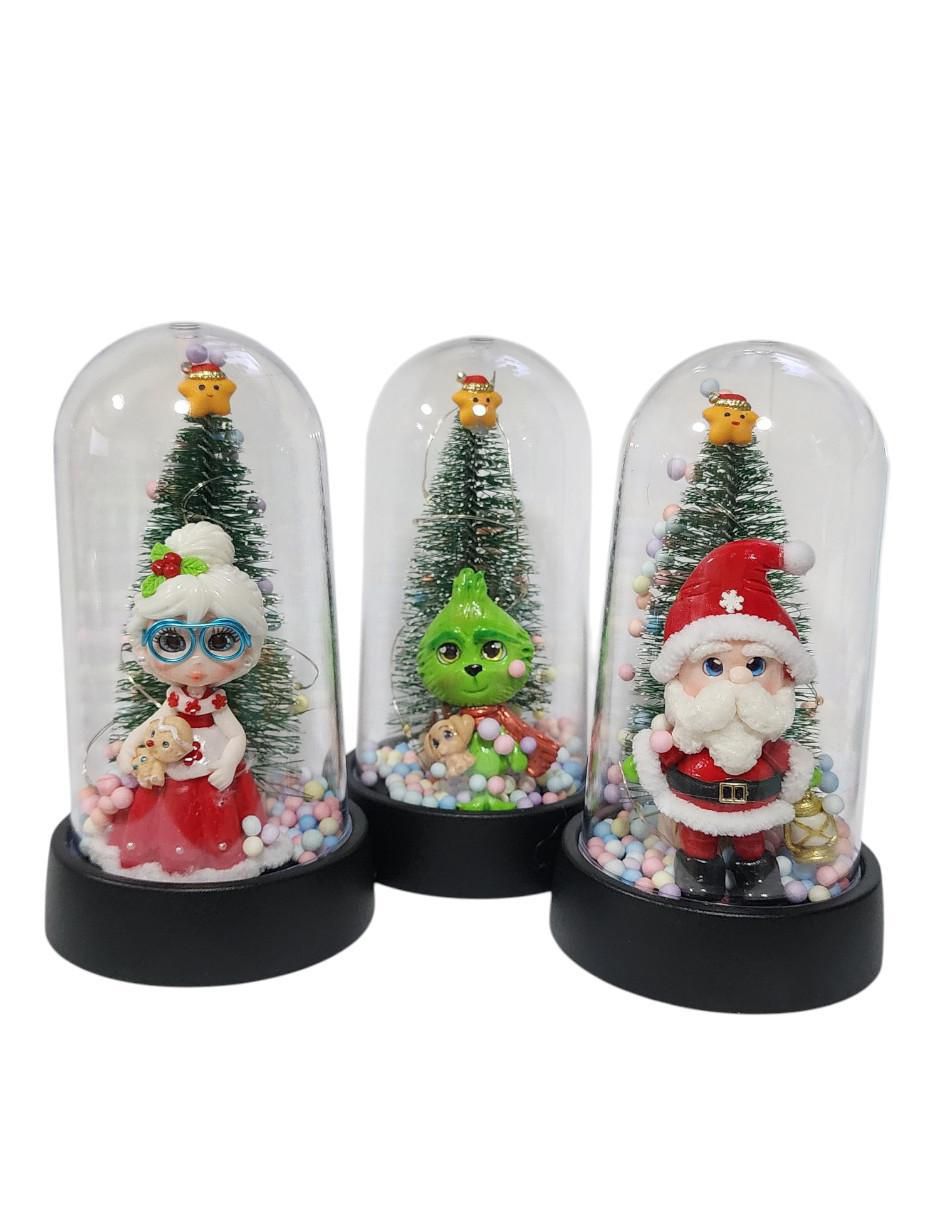 Set de figura decorativa de diferentes diseños Navidad SANTA CLAUS 3
