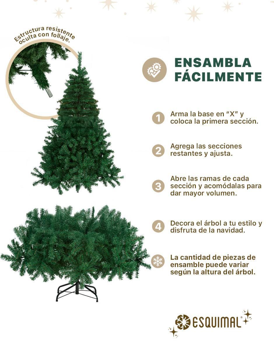 Árbol de navidad Clasico frondoso
 de pvc 4