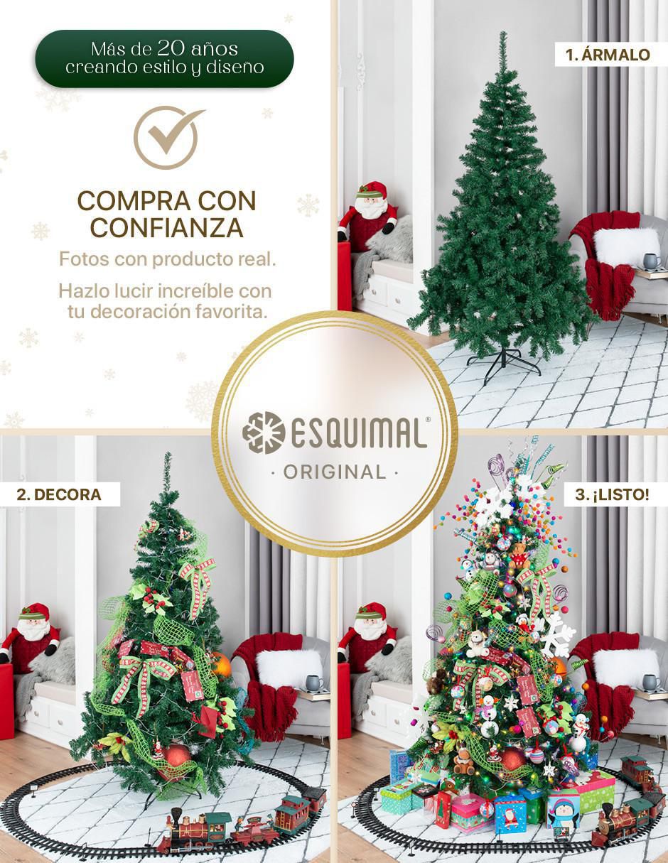 Árbol de navidad Clasico frondoso
 de pvc 5