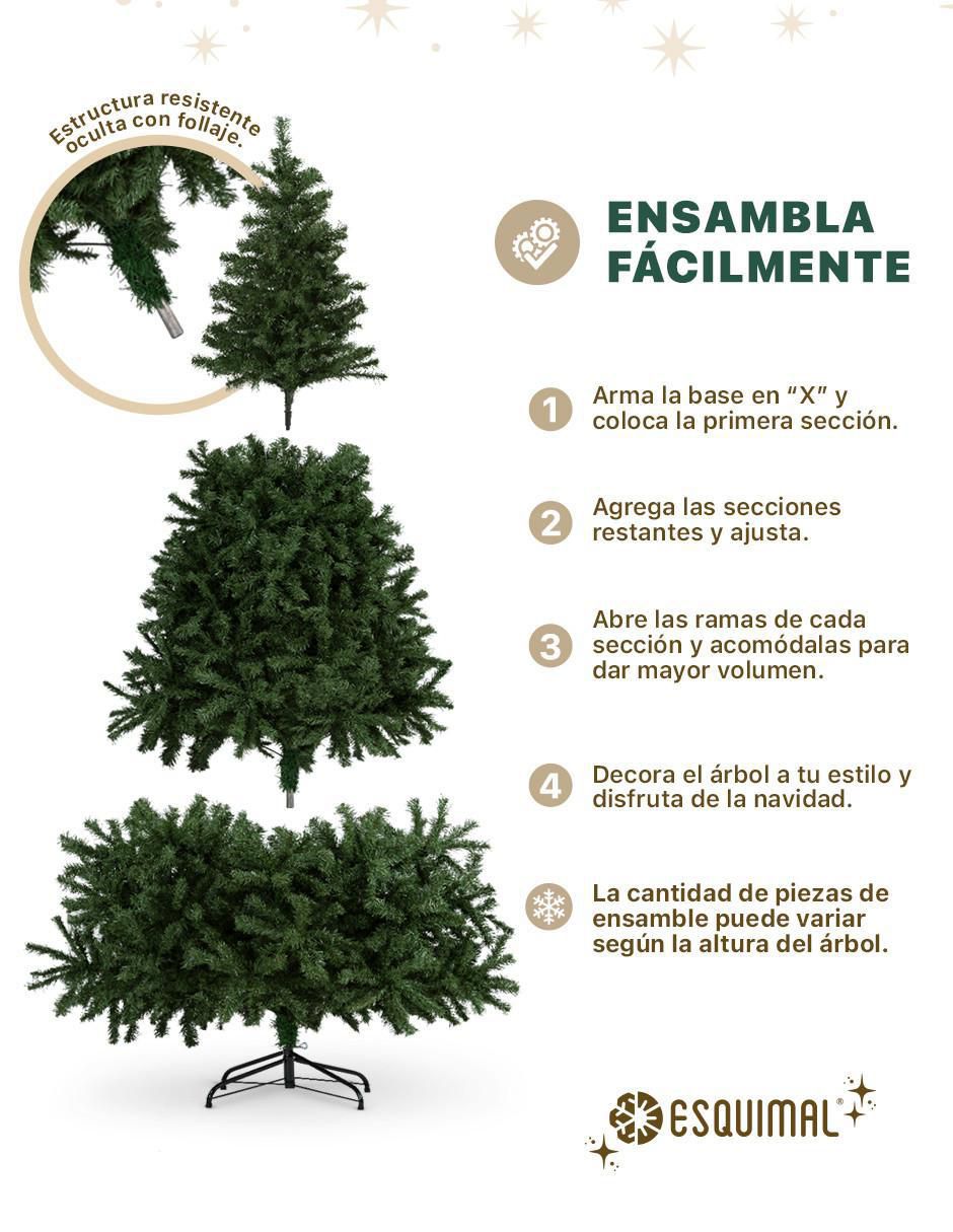 Árbol de navidad Clasico frondoso
 de pvc 5
