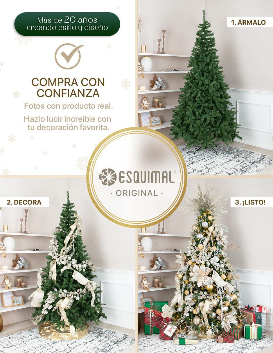 Árbol de navidad Clasico frondoso
 de pvc 6