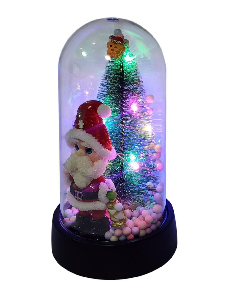 Figura decorativa de árbol navidad Navidad SANTA CLAUS 3