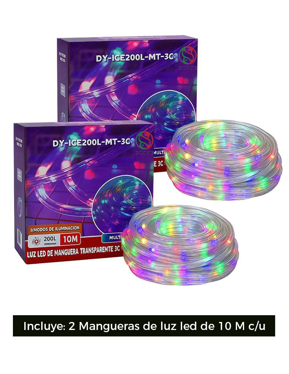 Set luces led de navidad 10m-mt con 200 focos 4