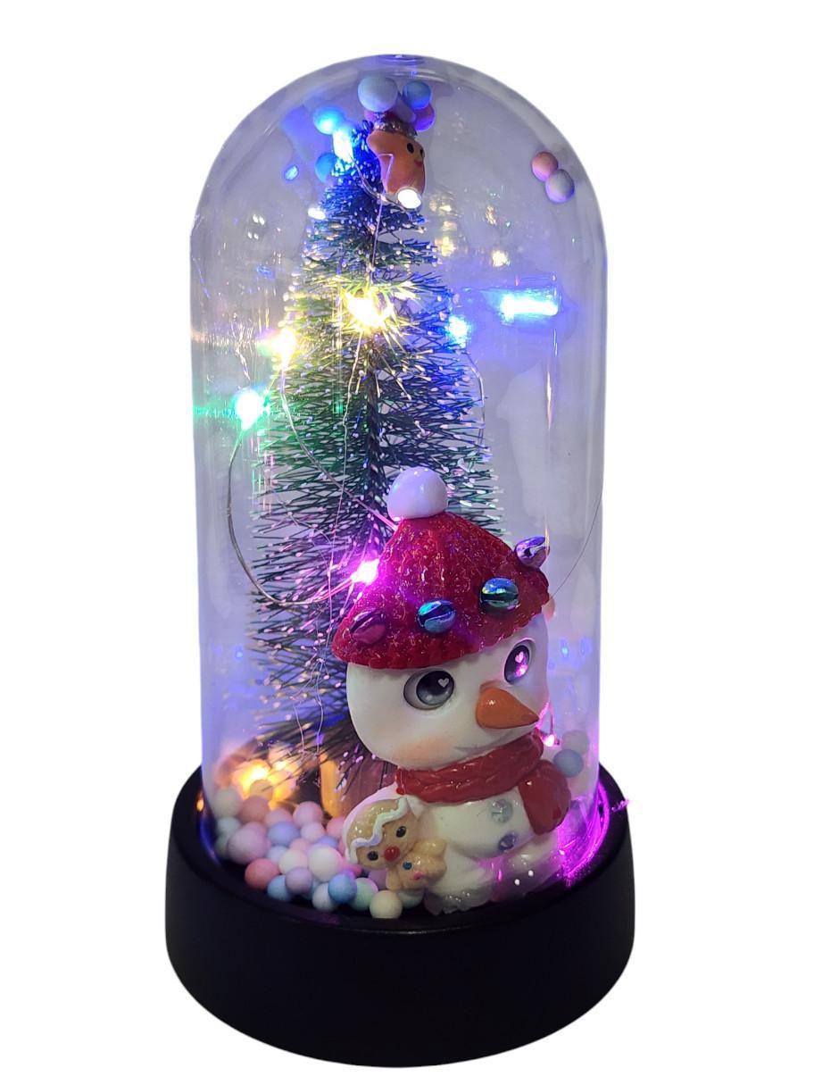 Figura decorativa de árbol navidad Navidad MUÑECO DE NIEVE 2