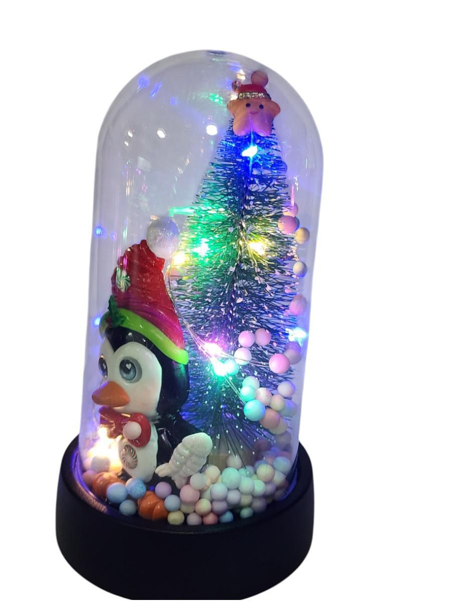 Figura decorativa de árbol navidad Navidad PINGUINO 3