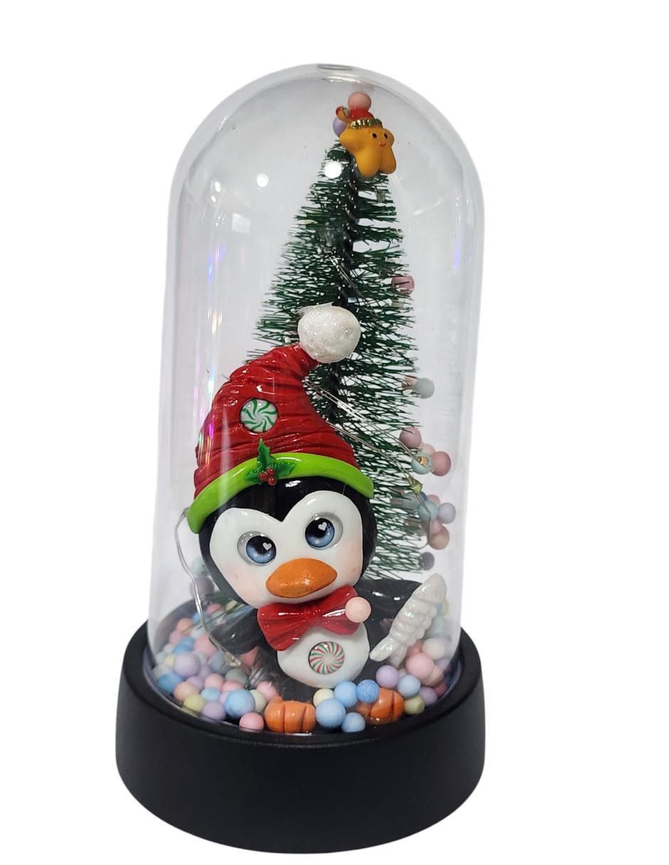 Figura decorativa de árbol navidad Navidad PINGUINO 5