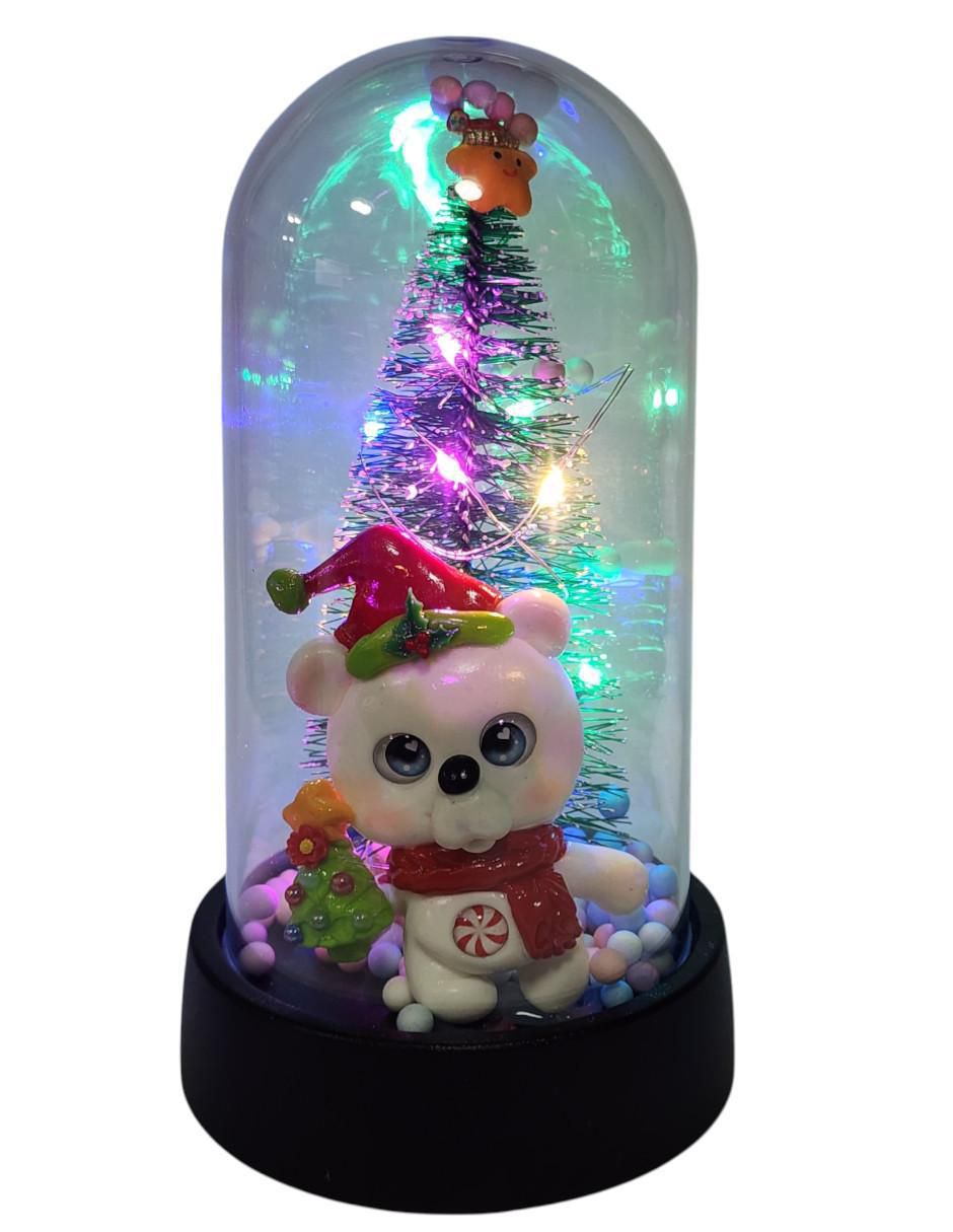 Figura decorativa de árbol navidad Navidad OSO POLAR 1