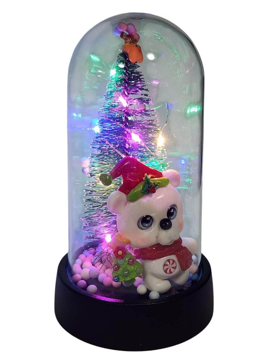 Figura decorativa de árbol navidad Navidad OSO POLAR 8