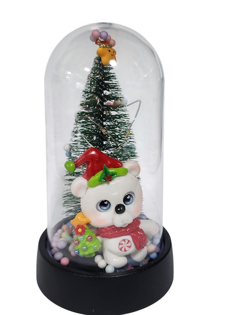 Figura decorativa de árbol navidad Navidad OSO POLAR 11