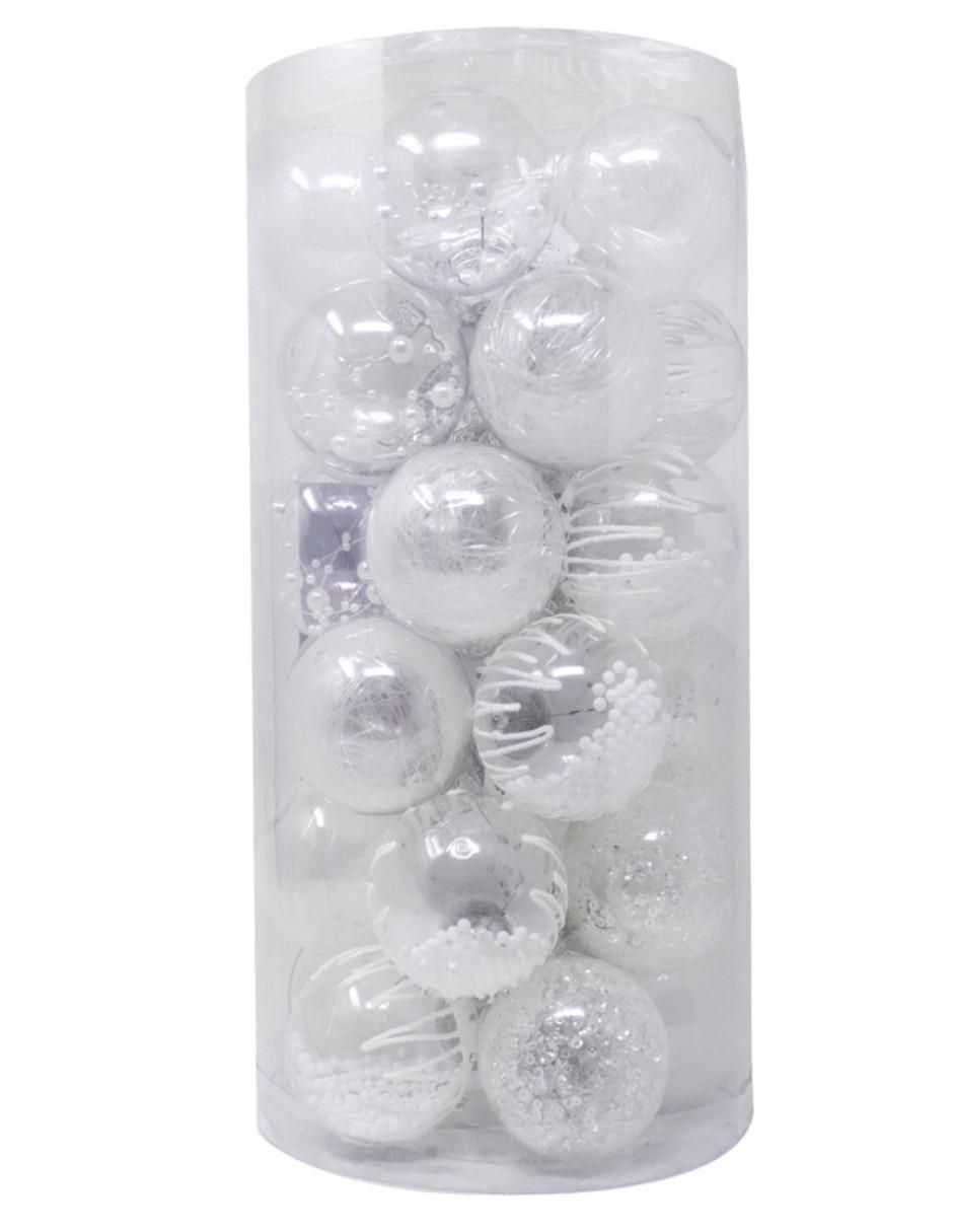 Set de esfera navideña con 30 piezas Set de esfera navideña con 30 piezas