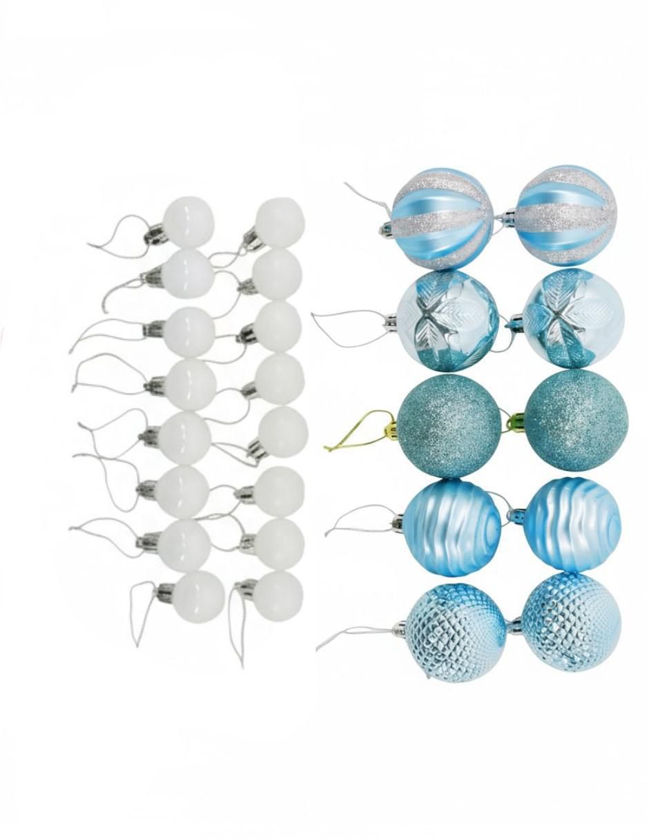 Set de esfera navideña con 27 piezas