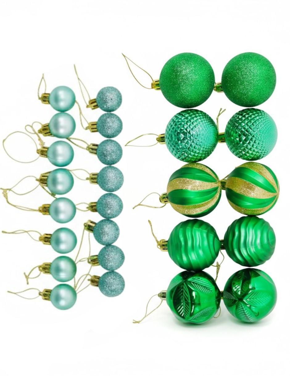 Set de esfera navideña con 27 piezas