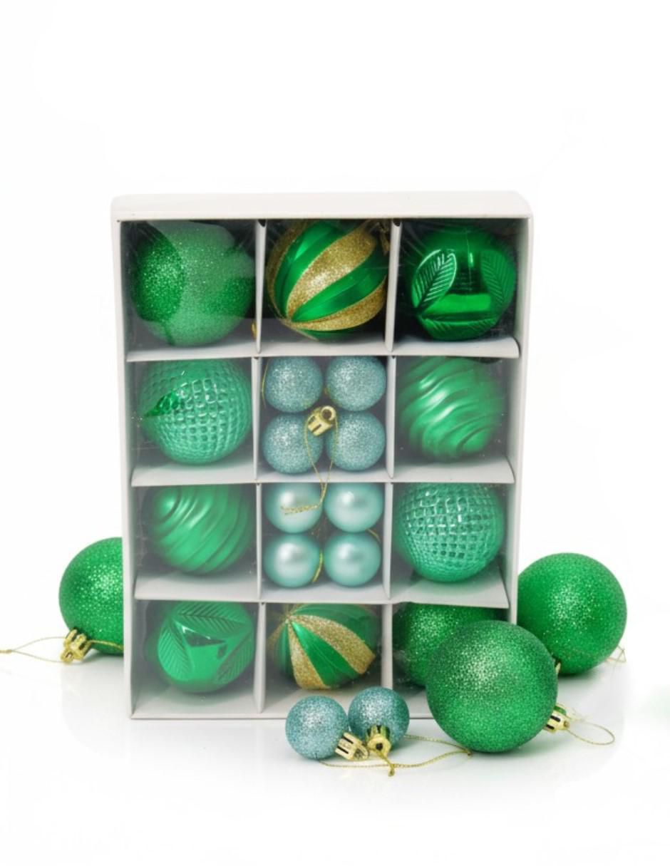 Set de esfera navideña con 27 piezas 3