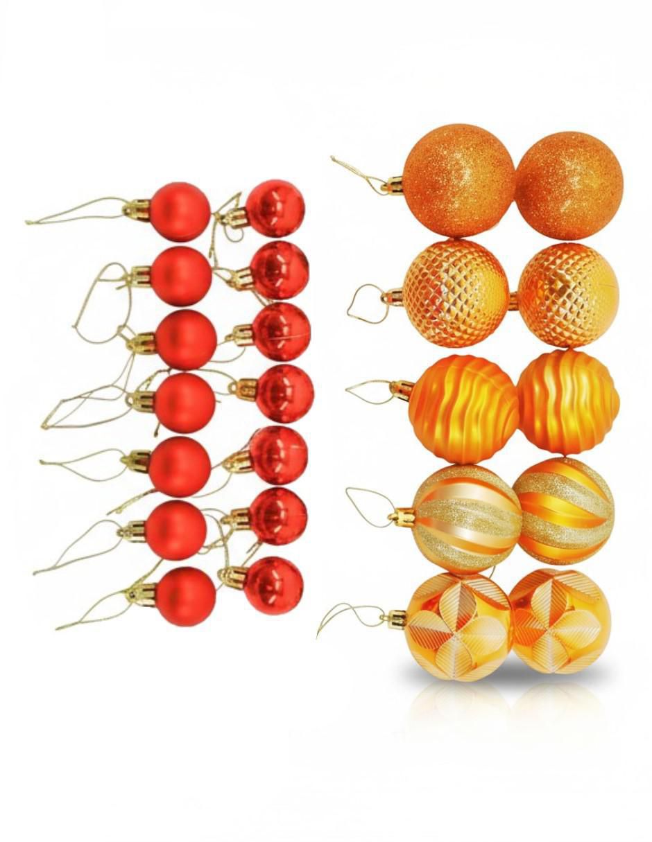 Set de esfera navideña con 27 piezas Set de esfera navideña con 27 piezas