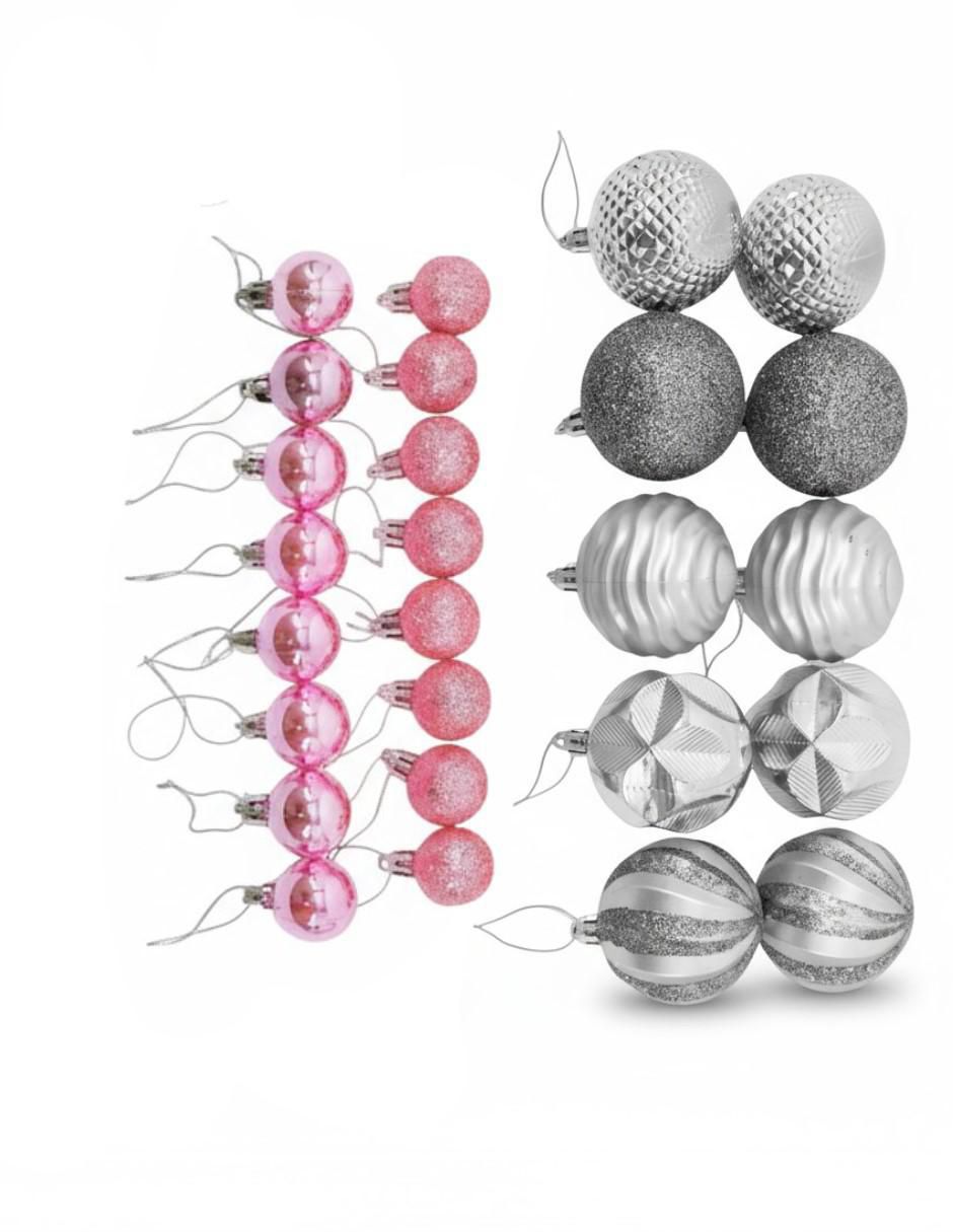 Set de esfera navideña con 27 piezas Set de esfera navideña con 27 piezas