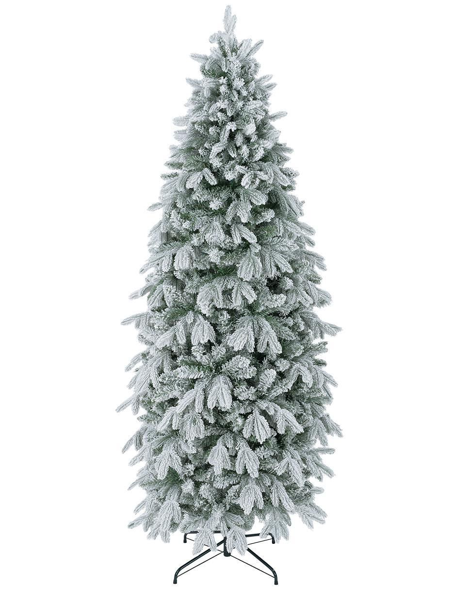 Árbol de navidad Tipo Lápiz Nevado Canadiense de PVC